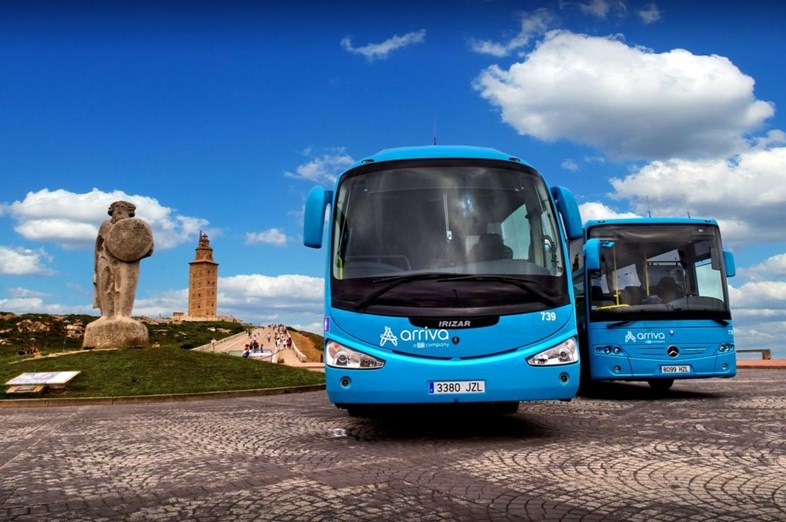 Bus services in Galicia, Spain