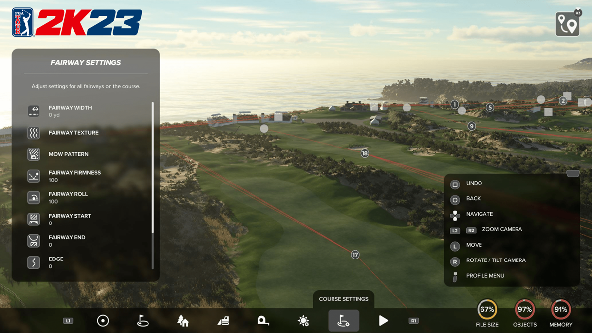 PGA TOUR 2K23 Course Designer 4