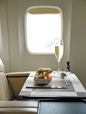 Titan private jet tours - catering