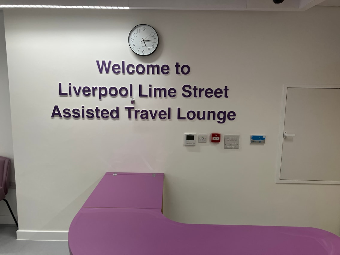 Liverpool Lime Street Assisted Travel Lounge sign-2