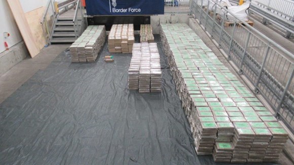 NCA and Border Force make record breaking 5.7 tonne cocaine seizure: Southampton 5