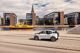 DriveNow - electric car-sharing scheme, Copenhagen Denmark
