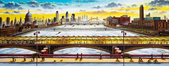 'Blackfriars Bridge Looking East' by John Duffin: 'Blackfriars Bridge Looking East' by John Duffin