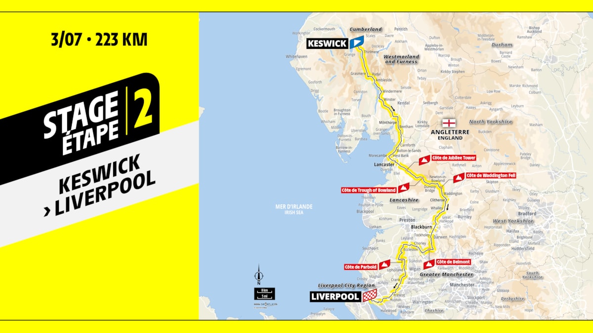 Tour de France Grand Depart 2027 Stage 2 map