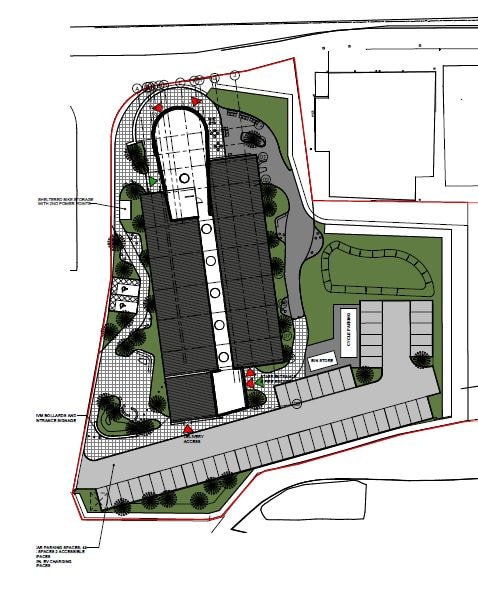 Barrow campus proposed extension (from Design and Access Statement, November 2024)
CREDIT: DAY Architectural