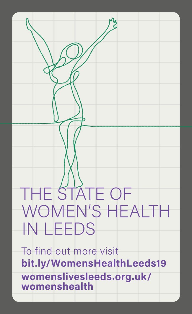 Health report launch event provides backdrop to celebrate International Women’s Day in Leeds: cmt18-189-womenshealthreport-card-1-959832.jpg