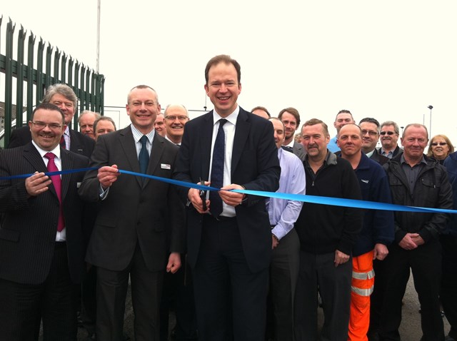 New maintenance depot opens in Hereford on 16 March 2012: Network Rail officially opens its new depot at Hereford on 16 March 2012