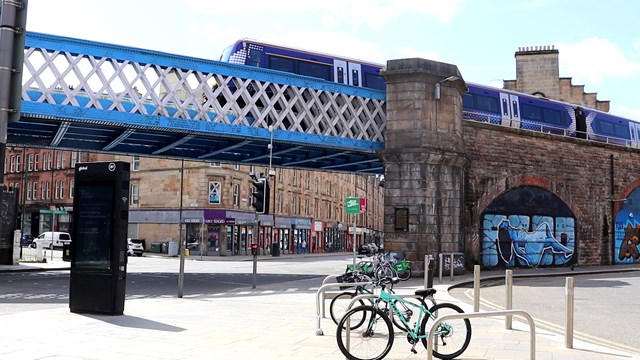 Network Rail completes £3.8m bridge renewal ahead of schedule: Saltmarket Bridge - Completed August 2023