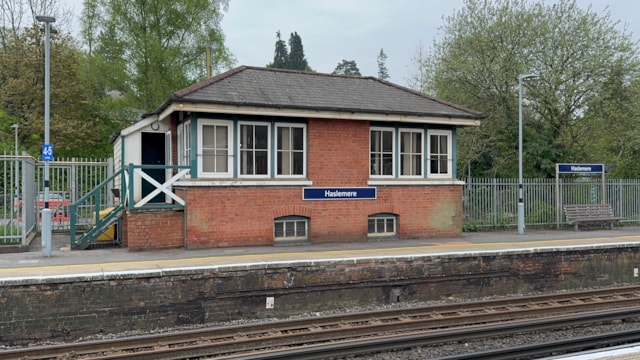 STARTING THIS WEEKEND: Staggered road and rail closures in Surrey and Hampshire as Network Rail start finishing touches on Farncombe to Petersfield signalling upgrade: Haslemere Signalbox-5
