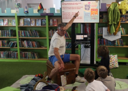 Summer reading activity at Haverfordwest Library