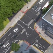 TfL Image - Cycleway 34 CGI view (1): TfL Image - Cycleway 34 CGI view (1)