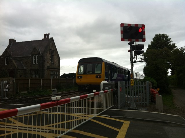 Improving level crossing safety at Four Ends Lane: New level crossing equipment at Four Ends Lane