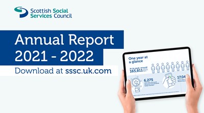 Scottish Social Services Council 2021-2022 Annual Report published today