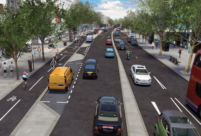 TfL Image - Notting Hill Gate CGI