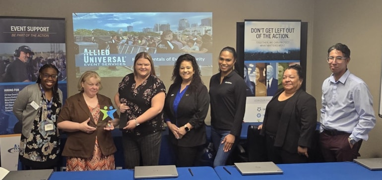 Allied Universal Event Services Recognized as Disability Inclusion Partner by the State of Nevada Vocational Rehabilitation Bureau