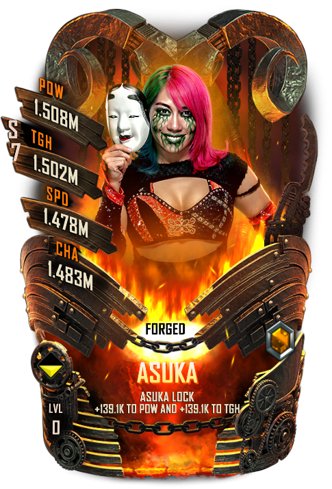 WWE SuperCard Season 7 Forged Tier Asuka