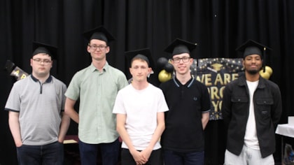 Young people graduate from DFN Project SEARCH programme at the Siemens Goole Rail Village: DFN Project Search Graduation