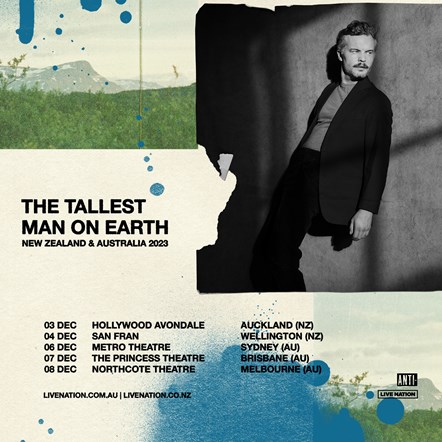 The Tallest Man On Earth - Henry St Tour