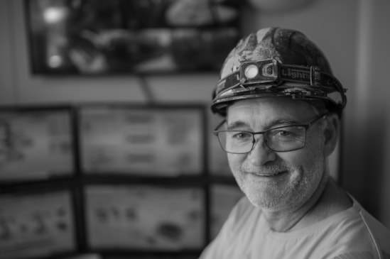 Greg Kehoe is in charge of operations at the onsite slurry treatment plant