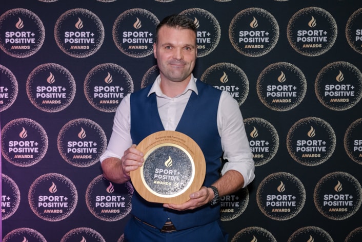 Global honour for pioneering Leeds sports kit recycling partnership: Sport Positive Awards 2024 - Glenn Holdsworth -Yorkshire Sport Foundation-4