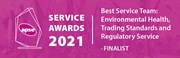 Annual Service Award finalist banners 11k - Environmental Health Trading Standards and Regulatory service