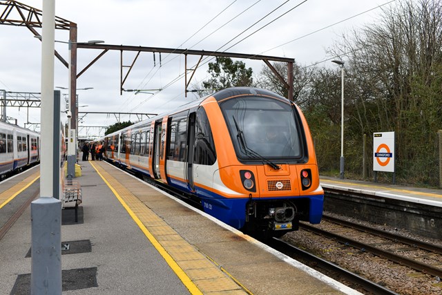 TfL Image - New London Overground trains-Chingford station