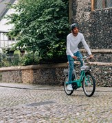 Beryl-Norwich-JakeBaggaley-0795-2: A cyclist commuting in Norwich