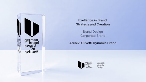 Terzo premio internazionale per il Dynamic brand Archivi Olivetti al German Brand Award 2026: 004