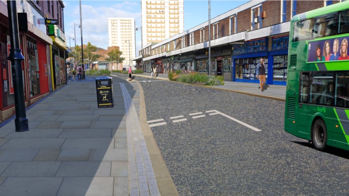 Armley Town Street - Post Office visualisation: Armley Town Street - Post Office visualisation