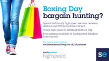 Boxing Day Shopping High Speed Promo 2018