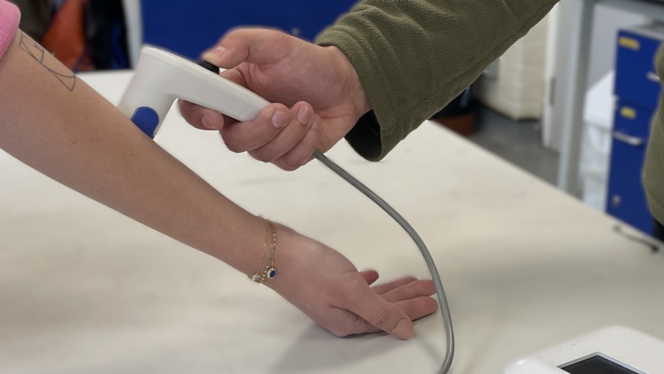 Tissue Metrics device in the lab