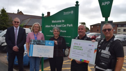 Safer Parking Award Alton Road Clacton Sep 2025 TDC JD