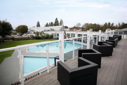 Outdoor pool at Rockley Park