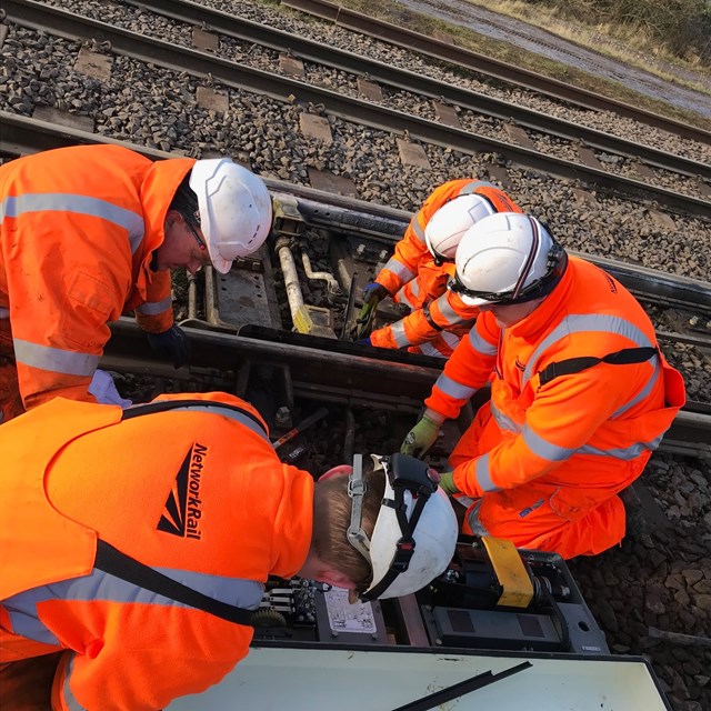 Passengers warned to check before they travel this weekend as vital engineering work will close railway between Winchester and Southampton: New points machines fitted after flooding in Caldew in Carlisle 4