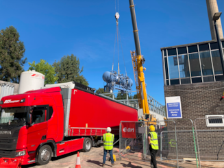 QMC Heat pump delivery