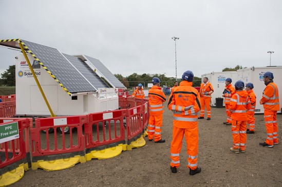 Newyears Green low-carbon solar cabins September 2020: Credit: Henry Thomas
(HS2 Minister, Newyears Green, Carbon, Innovation, Andrew Stephenson)
Internal Asset No. 18908