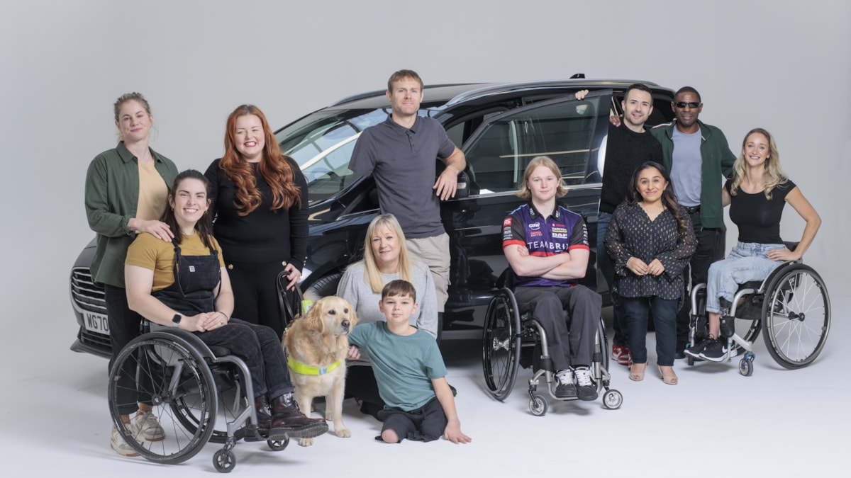 The Motability Scheme launches its first official brand ambassadors: Motability Scheme Ambassadors Group shot