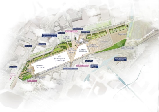 Curzon Street Station layout