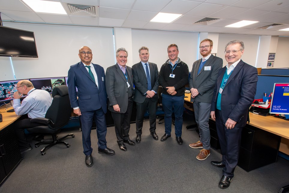 Ian Smyth, centre, with members of the ESNZ committee