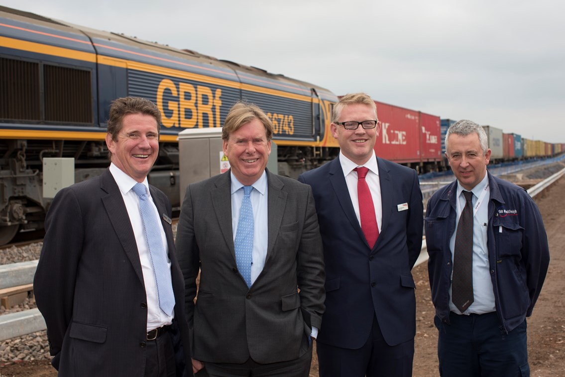 New freight line officially opened: Official opening of Nuneaton North Chord