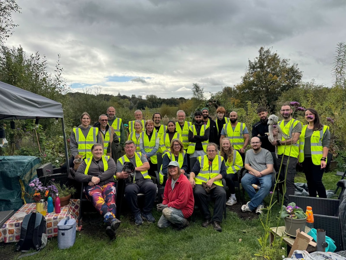 Volunteers at the event in Lancaster
