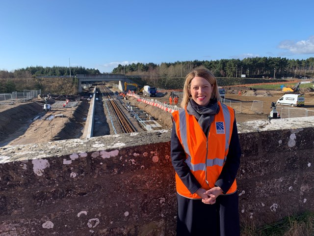 Transport Minister visits site of Inverness Airport station: 9B8552DC-E1AC-4572-B637-0DD3C1BA5C2C