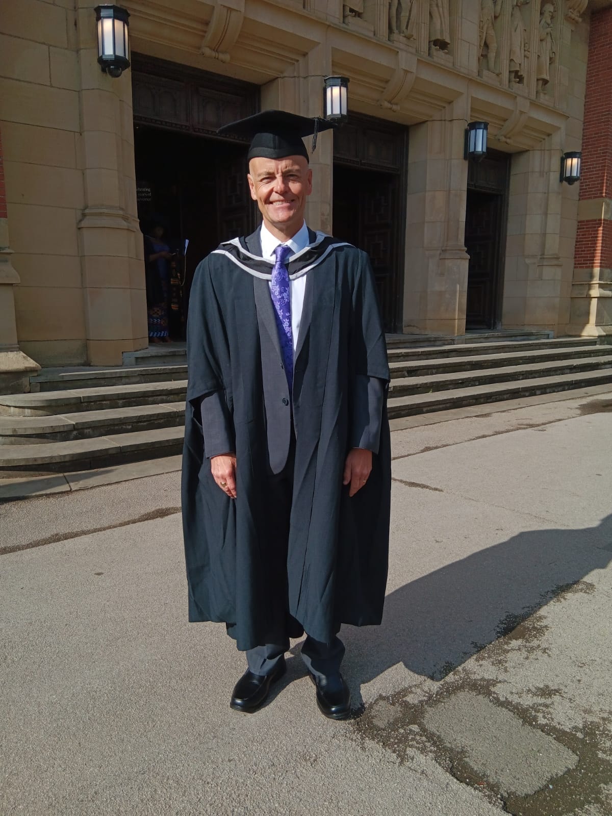 Paul Astley graduates from his qualification in senior leadership
