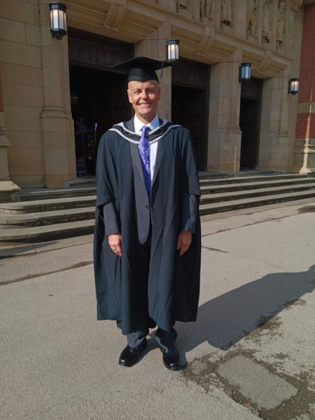 Paul Astley graduates from his qualification in senior leadership