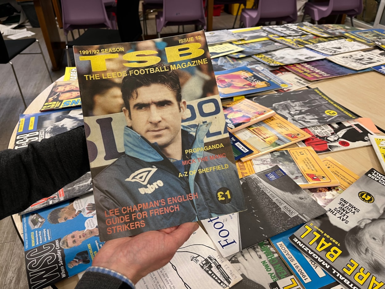 Voice of the Fans zines: Librarian Antony Ramm looks over the collection. The show will include copies of the popular Leeds United fanzine The Square Ball, featuring Elland Road idols including Gordon Strachan and Lucas Radebe, Marching Altogether, founded by Leeds fans to campaign against racism and fascism in football and Bradford City’s City Gent – the longest running football zine in the country.

Exploring the huge and varied impact grassroots self-publishing has had on football fan culture, the exhibition, which is co-produced with British Library, will trace the birth of zines in the 1970s, right through to modern, multimedia content.