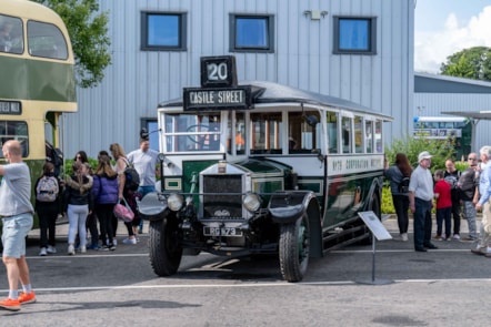 1930s Albion bus was on display at the First Aberdeen Open Day