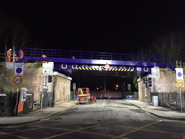 Reliability boost for passengers as Network Rail complete £2.7 million bridge replacement in Portsmouth: Burnaby 16-02-18
