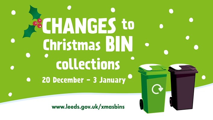 Christmas bins: Christmas bin dates reminder image