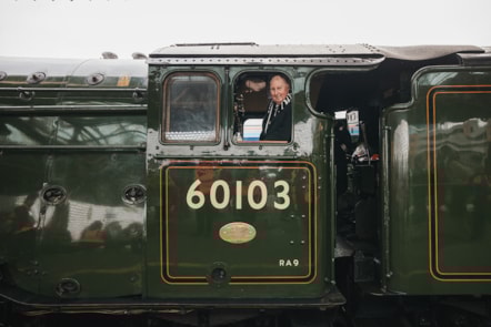 Alan Newman with Flying Scotsman 4