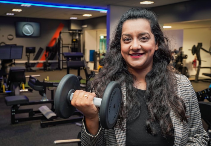 Rothwell 3: Councillor Salma Arif, Leeds City Council’s executive member for adult social care, active lifestyles and culture, at Rothwell Leisure Centre.